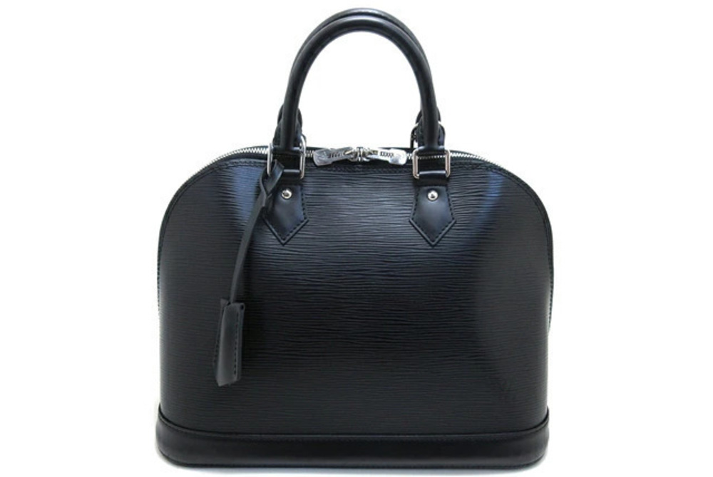 LOUIS VUITTON Alma Handbag Epi Leather Noir Black